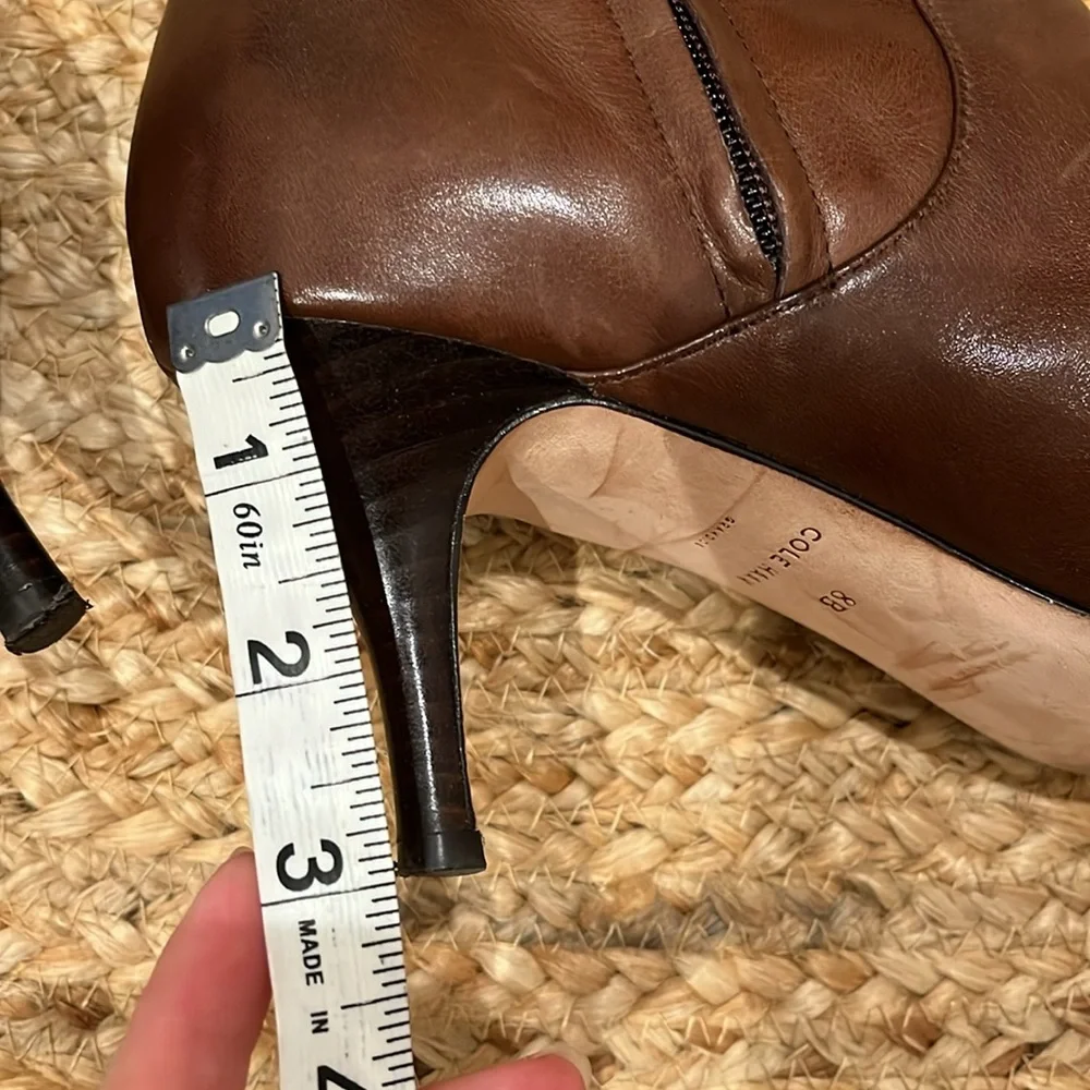 Cole Haan Grand OS tall brown caramel boots - Picture 11 of 13